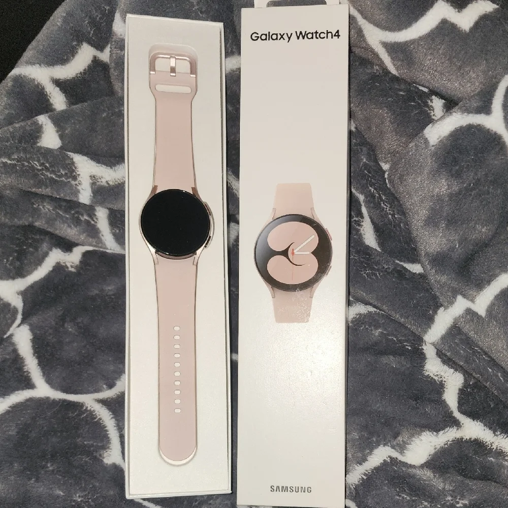 Samsung Pink Smartwatch with Sleek Design
